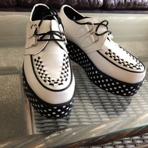 T.U.K. Creeper platform shoes.